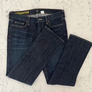 NWT J.Crew Women’s Matchstick Jean, Dark-wash – Size 31S